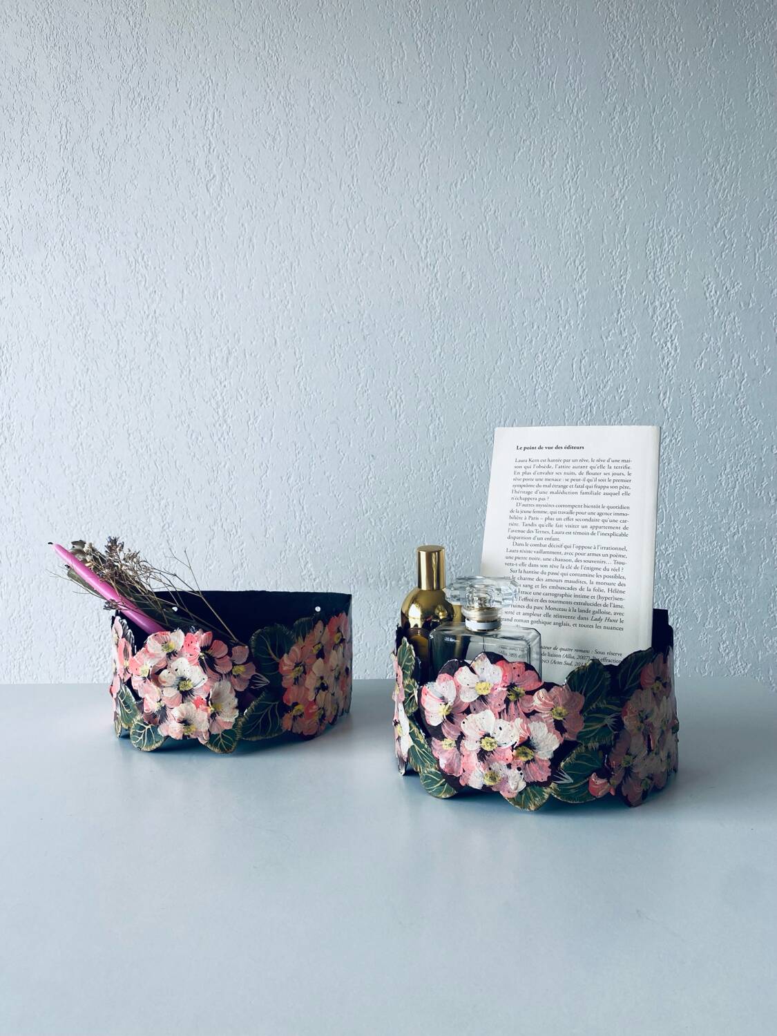 Antique wall planter