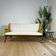 Vintage three-seater teak sofa, 1960s.