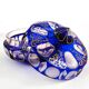 Biedermeier bonbonniere, cobalt glass, Egermann, Germany, 1930s