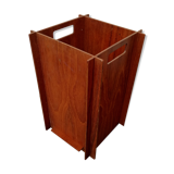 Scandinavian office trash teak 1960