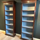 Set of 2 open bookcases