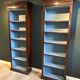 Set of 2 open bookcases