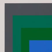 Josef ALBERS: Homage to the Square, Blue Look - Colour Screen Print
