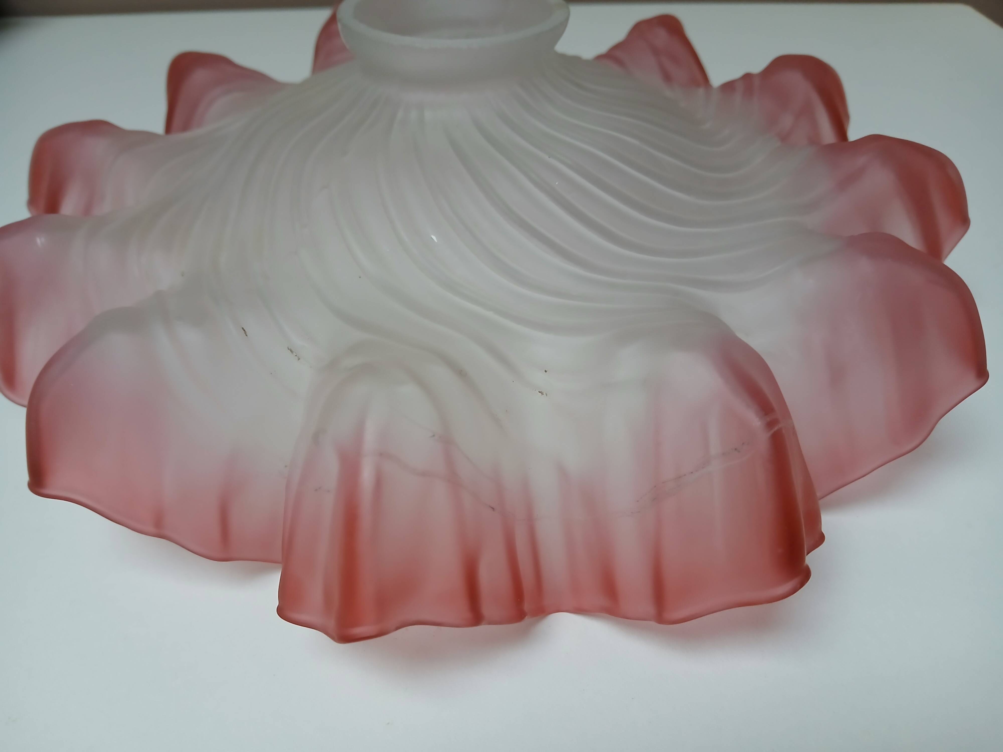 Vintage glass lampshade