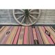 Vintage Turkish Oushak Handmade Wool Cotton Purple Runner Rug 93x234