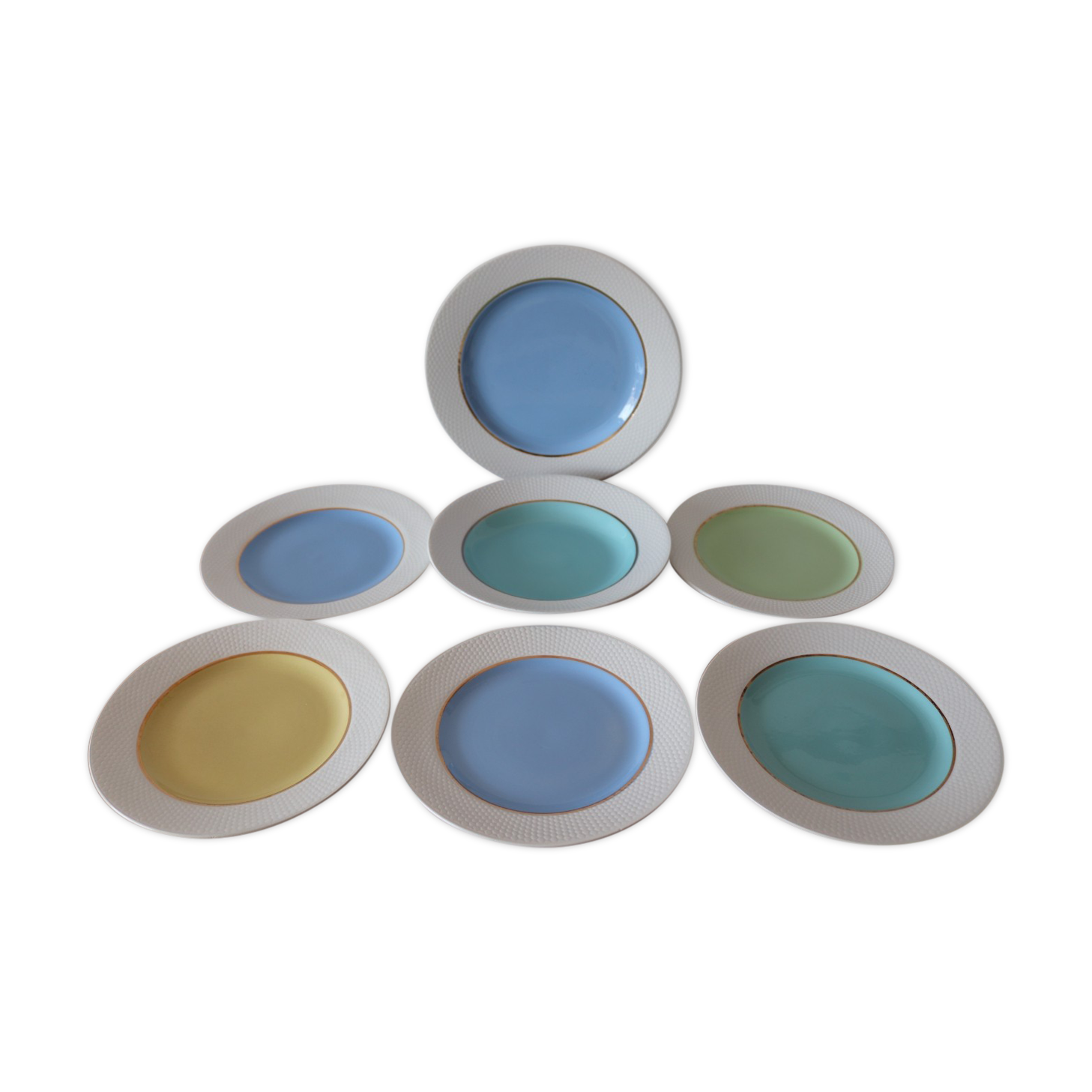 7 plates L'Amandinese model "excellence"