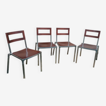 Set of 4 Italian design chairs segis/tagliando