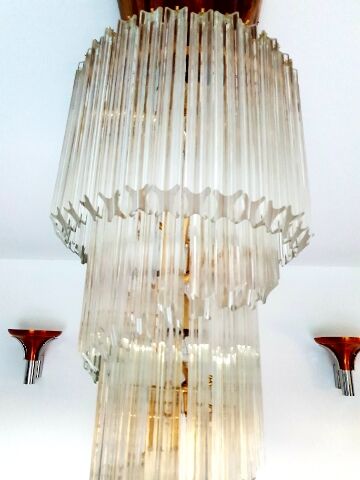 Paolo Venini waterfall chandelier