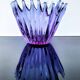 Vase - Grande Coupe en Cristal Violet • Vintage • Cristallerie de Bayel  • 1950