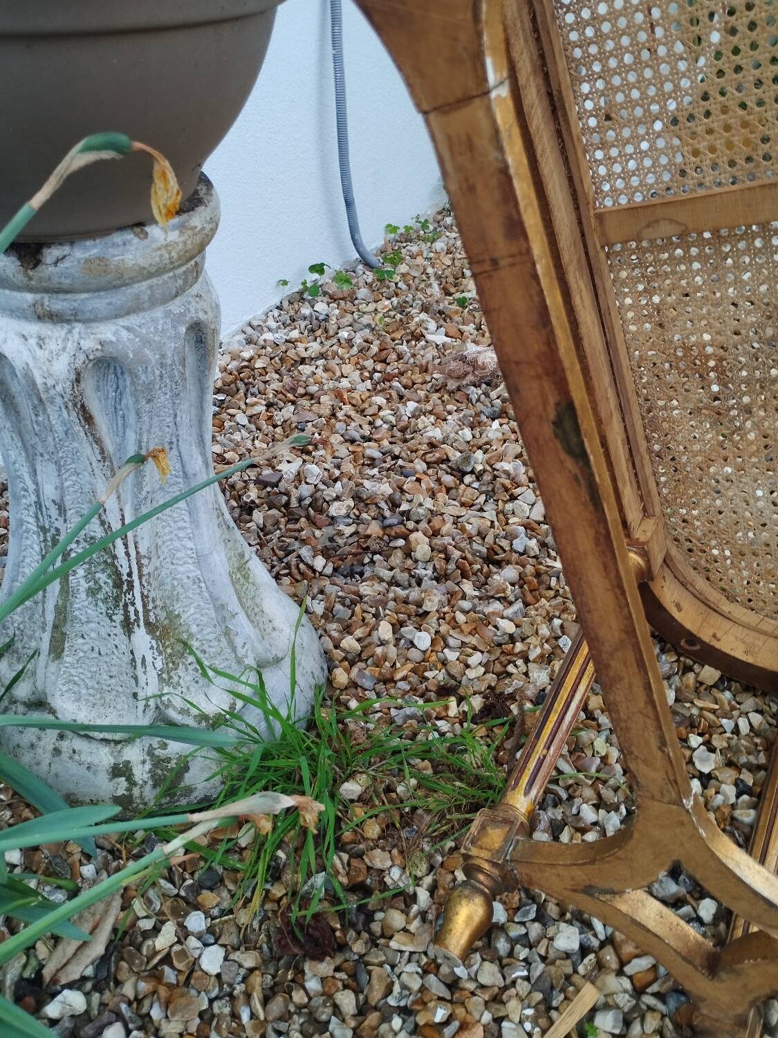 Louis XVI style gilded wood piano bench
