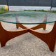 Scandinavian teak coffee table