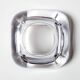 Vintage Heavy Crystal Ashtray / Vannes Le Chatel Crystal / France / 1980s