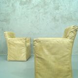 A pair of brutalist armchairs by Gerard van den Berg for Montis, 1970s