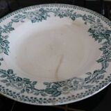 4 assiettes creuses Terre de Fer modèle Guadeloupe Saint Amand
