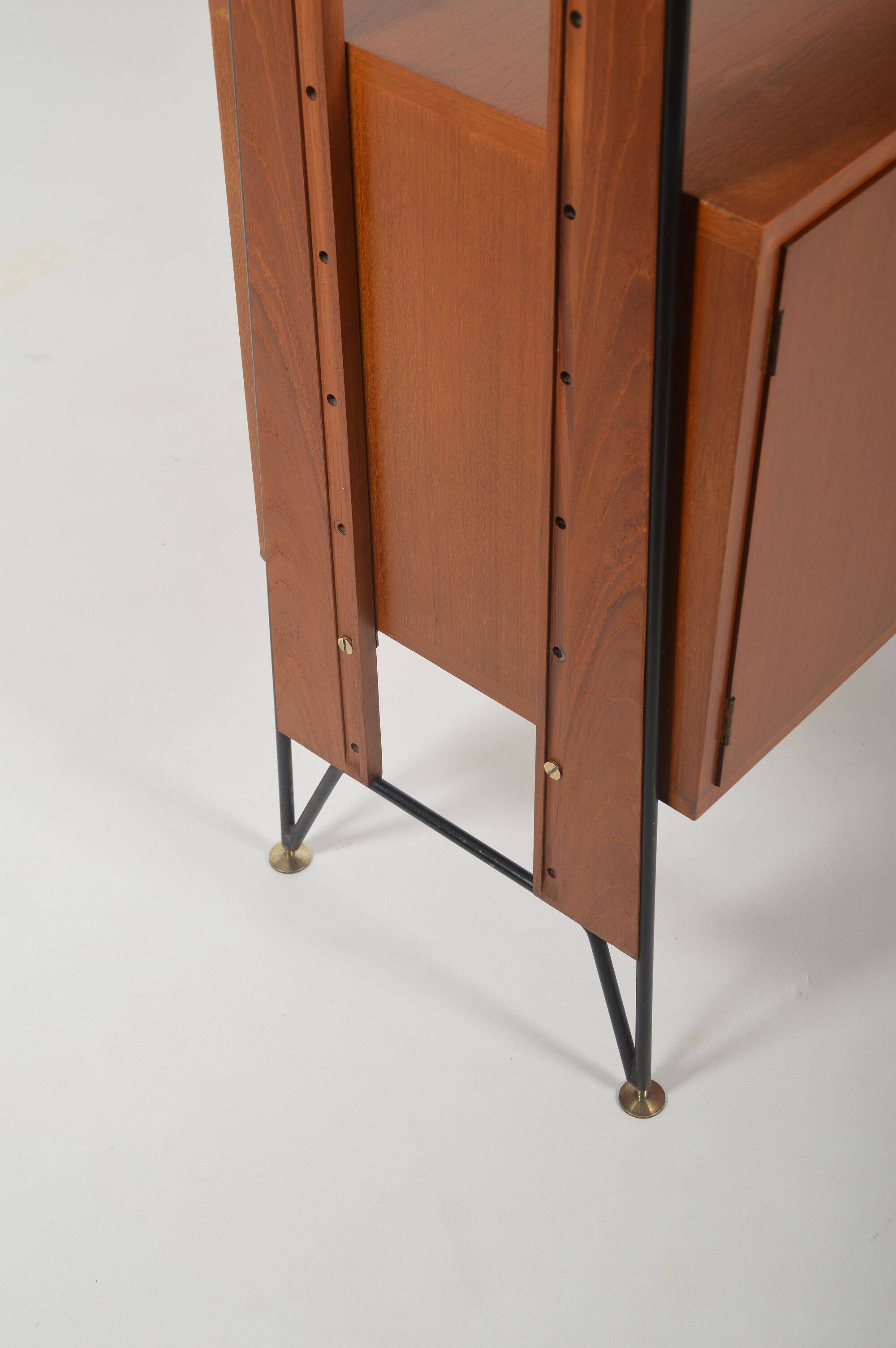 Italian freestanding wall rack by ISA Bergamo, 1950s