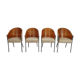 Set of 4 King Costes Dining chairs by Philippe Starck for Aleph, 1980s