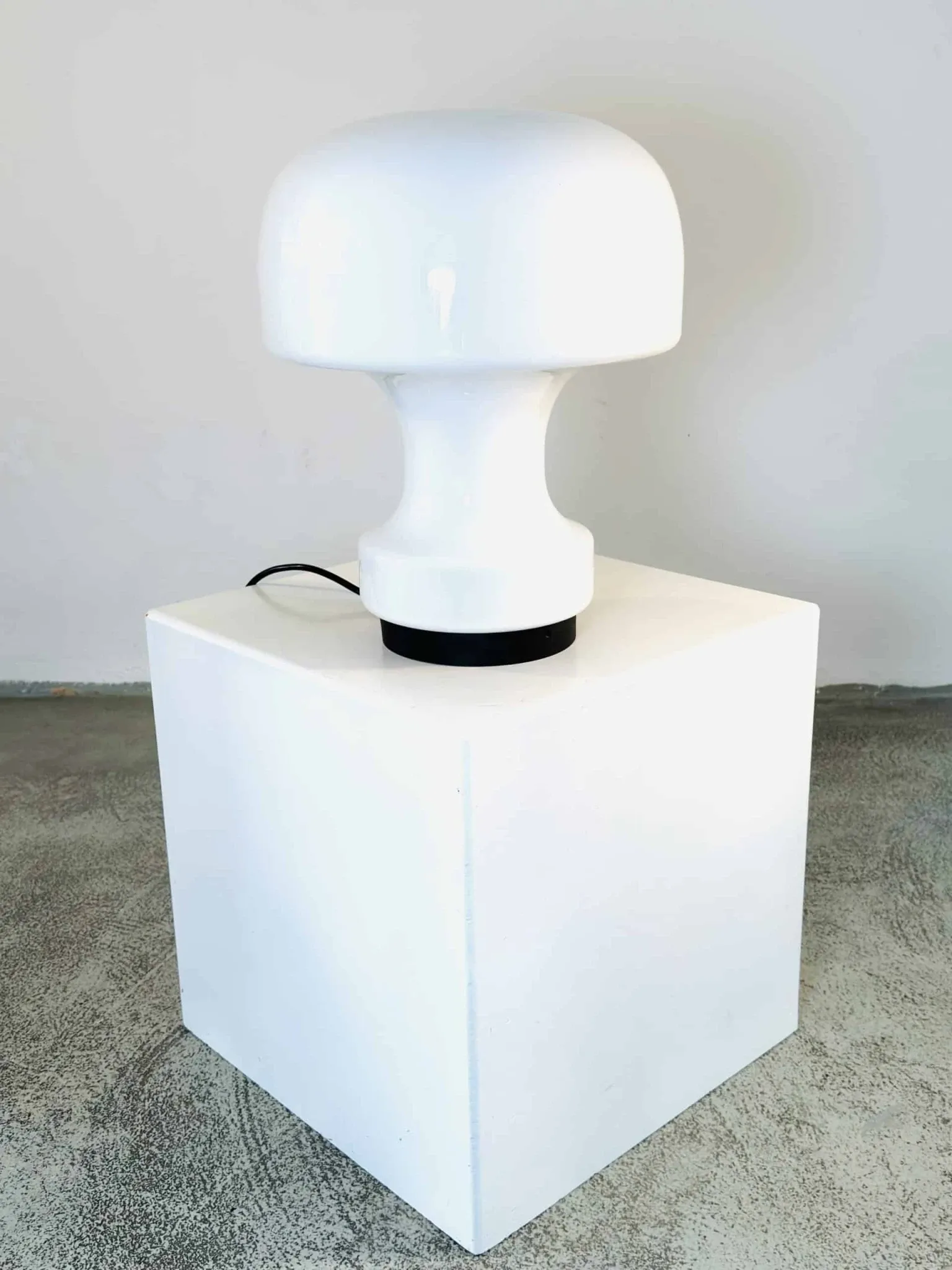 A-743 Mushroom Lamp By Glashütte Limburg, Germany, 1970S