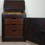 Old Louis XIV period oratory in solid walnut (late 17th century)