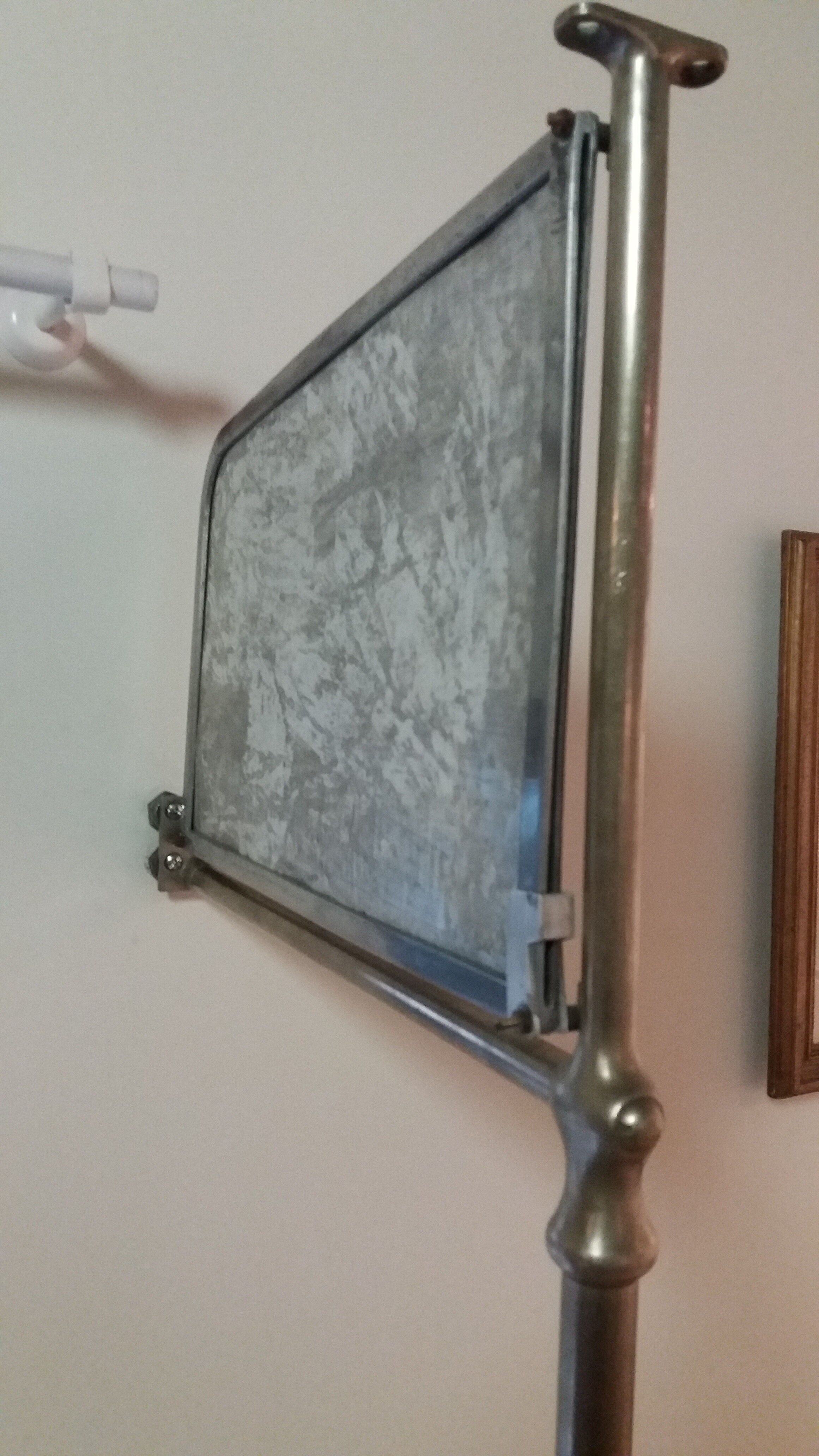 Lot of two wooden subway chairs with table