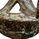 Pied de lampe brutaliste, fat lava 1970