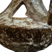 Pied de lampe brutaliste, fat lava 1970