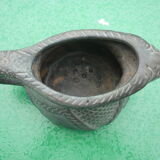 Zoomorphic painted plaster or stoneware pitcher