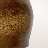 XL brown stoneware salad bowl