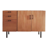 Renovated vintage modernist enfilade, 1950s-60s.