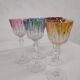 Colorful stemware