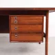 Vintage executive desk with sideboard, Arne Vodder for Sibast, 1960s