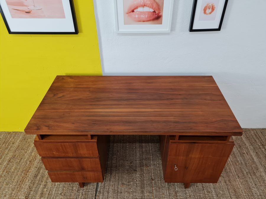Vintage Scandinavian desk – 135 cm