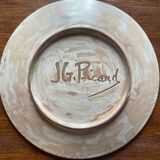 JG Picard Vallauris vintage enamelled ceramic dish from the 60s
