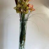 Grand vase tube en verre