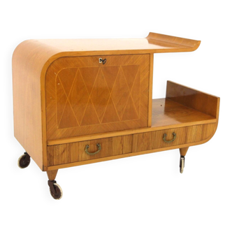 Scandinavian chest of drawers in elm