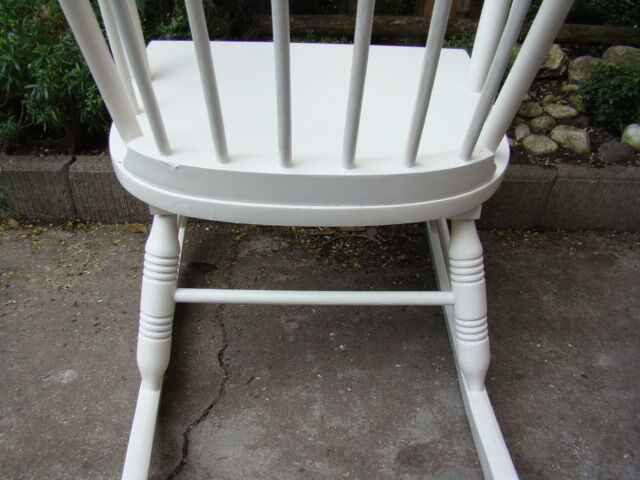 Rocking wood chair 50s