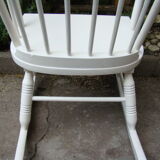 Rocking wood chair 50s