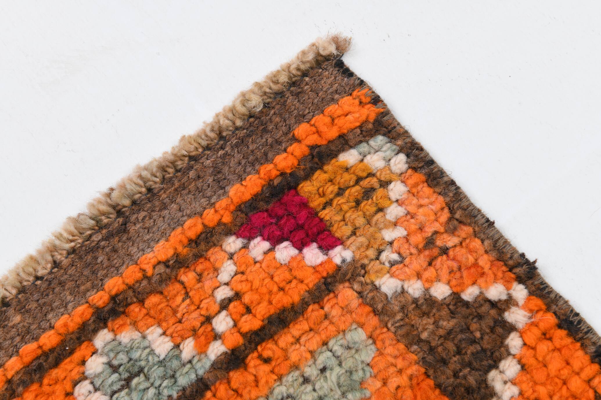 3x12 Pumpink Orange Oriental Turkish Runner Rug, 83x367Cm