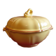 Soupière en faience jaune "vintage"