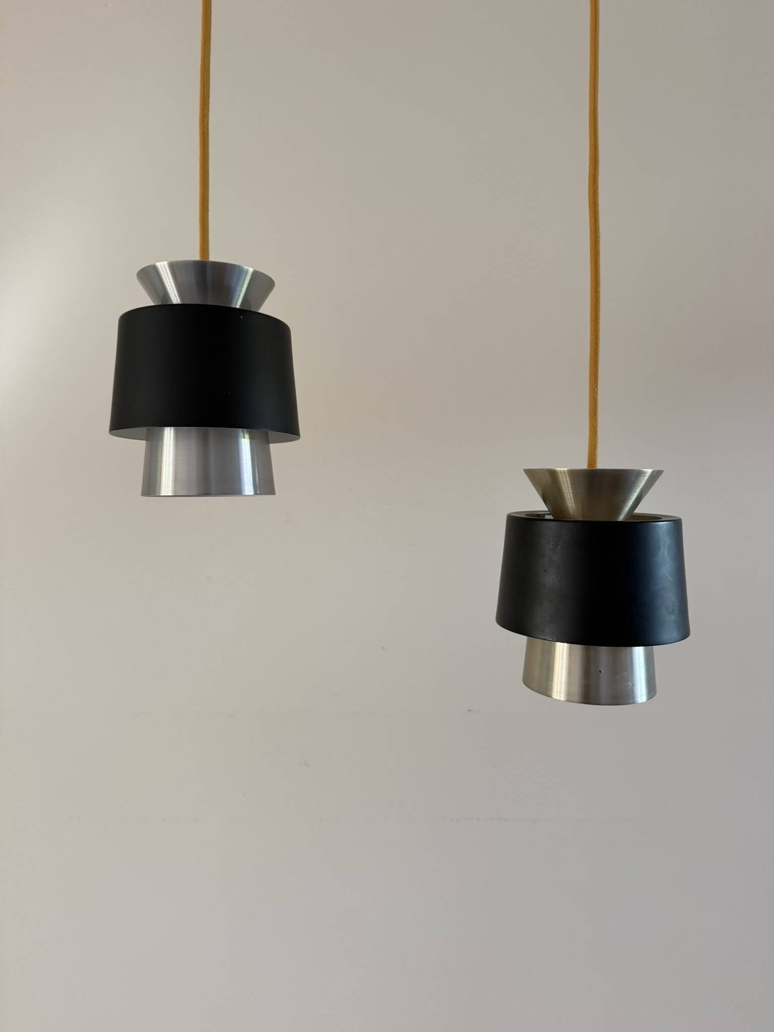 Vintage Danish set of 2 pendants - Tivoli style lamp