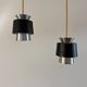 Vintage Danish set of 2 pendants - Tivoli style lamp