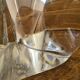 Daum 3-branched crystal candle holder