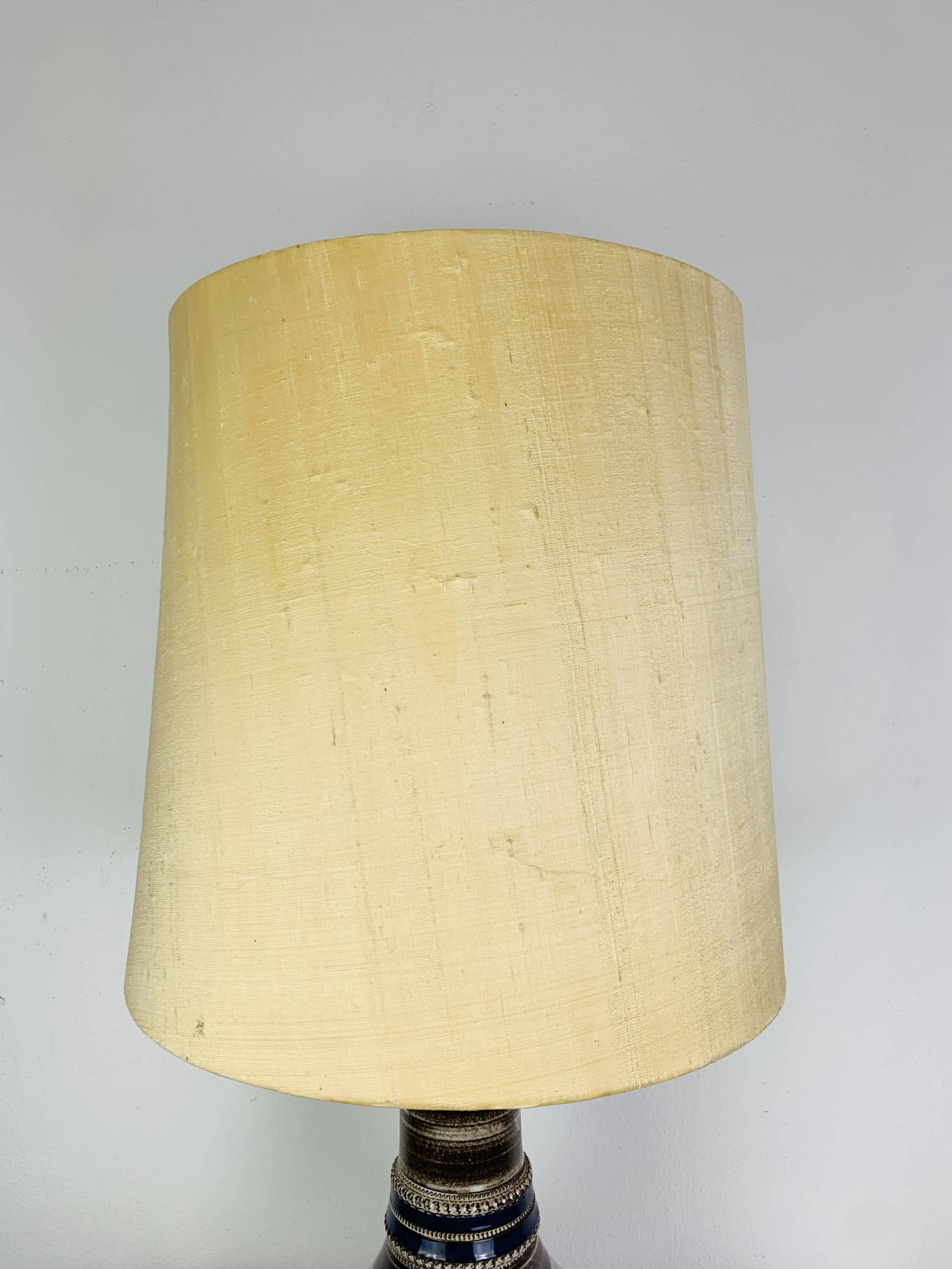 Lampe céramique Kohler Biel années 60, Suisse