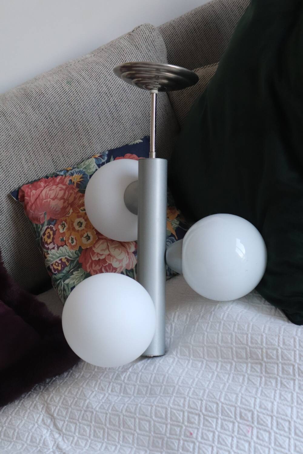 Pendant light, ball chandelier, sputnik 60s/70s vintage