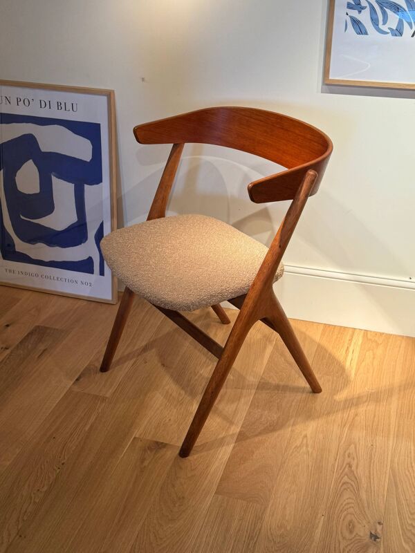 Chaise scandinave vintage Sibast n9