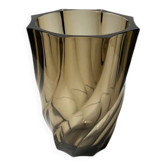 Vase Lever Verre Fumé Vintage année 70'