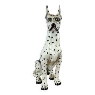 Large ceramic dog