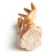 Hand ringed wooden, jewelry display stand, years 70