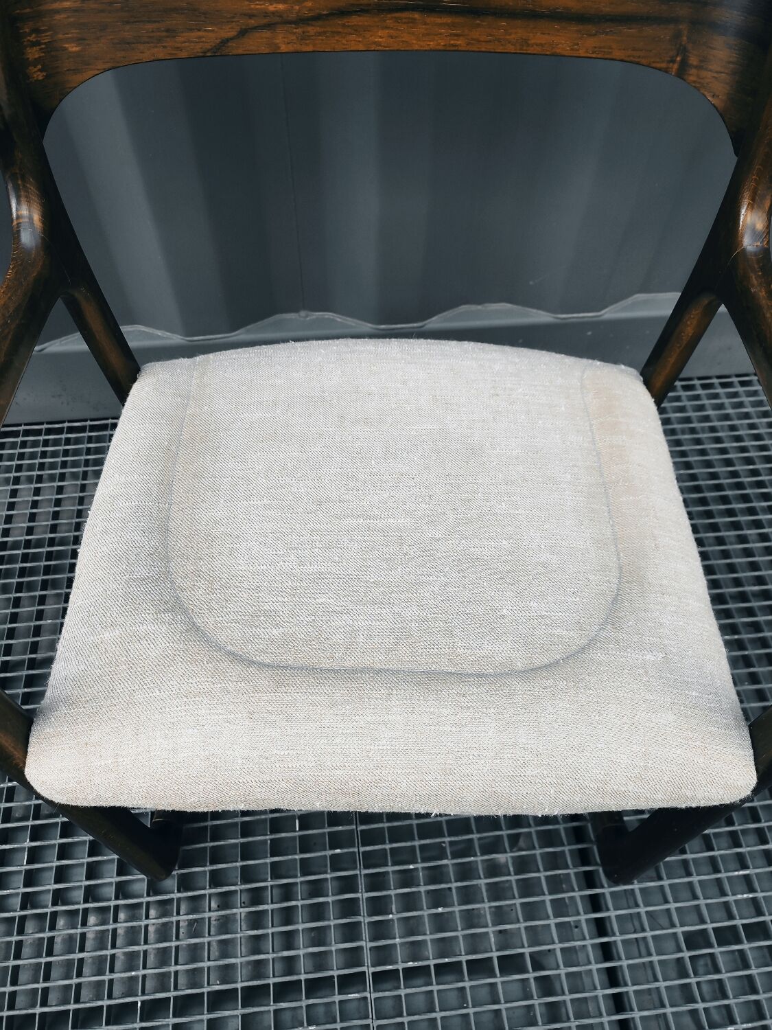 Baumann rosewood sleigh armchair