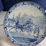 Ensemble 2 assiettes anciennes Delft Holland