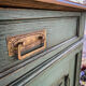 Buffet two bodies blue green oak